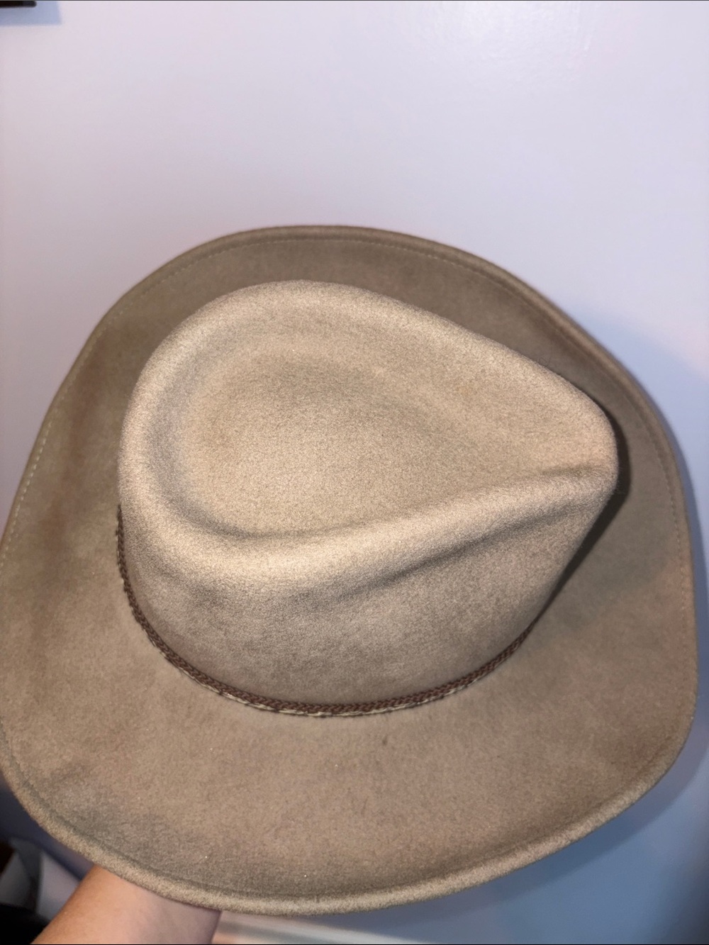 Renegade Headwear Lite Felt Wool Packable Water Repellent Western Cowboy Hat M - Picture 7 of 17